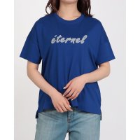 BRODIAEA/ブローディア BRODIAEA 配色パイルロゴ半袖Tシャツ/508350691