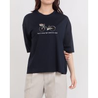 BRODIAEA/ブローディア BRODIAEA 自転車刺繍半袖Tシャツ/508350692