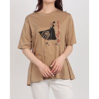 BRODIAEA/ブローディア BRODIAEA ウーマンプリント半袖Tシャツ/508350698