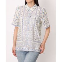 WHISTLES/ウィッスルズ WHISTLES Bandana Print Bcwling Shirt/508350705