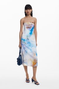 Desigual/デシグアル Desigual シェルバルドットドレス/508350830