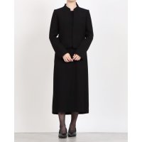 form forma/フォルムフォルマ form forma 【喪服】【前開き】ノーカラージャケット＆セミフレア レディースワンピース＜大きいサイズ有＞/ブラックフォーマル/508350836