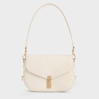 CHARLES & KEITH/Aurelia オレリア メタリックアクセントサドルバッグ/506954453