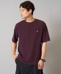 a.v.v (MEN)/【イージーケア/接触冷感】ライトアゼ半袖Ｔシャツ ワンポイント刺繍/507896868