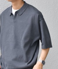 SHIPS any MEN/SHIPS any:〈手洗い可能〉リネンミックス ハイゲージ ニット スキッパー ポロシャツ◆/508113834