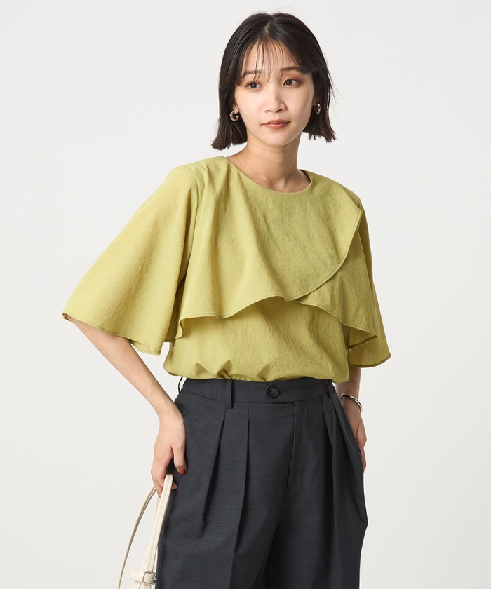 セール10%OFF】Breeze Cool ケープ ブラウス －マシン