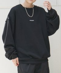Confirm/コンファーム Confirm ワンポイントロゴ / フォトプリント / Shadowガールプリント ビッグシルエット 裏起毛プルオーバースウェット ユニセックス/508350117