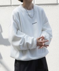 Confirm/コンファーム Confirm ワンポイントロゴ / フォトプリント / Shadowガールプリント ビッグシルエット 裏起毛プルオーバースウェット ユニセックス/508350117