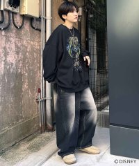 ILL‘S/イルズ ILL'S Disney ディズニー VILLAINS ヴィランズ ビッグシルエット ヴィンテージライク ピグメント加工 レトロプリントスウェットプルオ/508350134