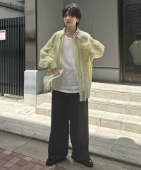 Confirm/コンファーム Confirm ルーズシルエット デザインシアーシャツ 長袖/508350146
