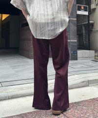 Confirm/コンファーム Confirm WEB限定 サイドライン ワンポイント刺繍 センタースリット ジャージパンツ/508350150