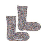 rasox/ラソックス rasox 靴下 メンズ レディース クルー丈 ソックス おしゃれ 可愛い ブランド コットン ミックスカラー マルチカラー 定番 日本製 スプラッ/508350159