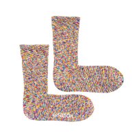 rasox/ラソックス rasox 靴下 メンズ レディース クルー丈 ソックス おしゃれ 可愛い ブランド コットン ミックスカラー マルチカラー 定番 日本製 スプラッ/508350159