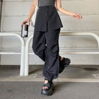 non-hedge/ノンヘッジ non－hedge アンサンブルタックワイドパンツ/508350349