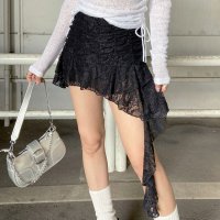 non-hedge/ノンヘッジ non－hedge レースイレヘムミニスカート/508350355