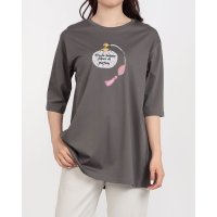 BRODIAEA/ブローディア BRODIAEA パフュームプリント半袖Tシャツ/508350697