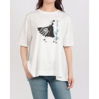 BRODIAEA/ブローディア BRODIAEA ウーマンプリント半袖Tシャツ/508350698