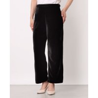 WHISTLES/ウィッスルズ WHISTLES Velvet Wide Leg Crop Trouser/508350703