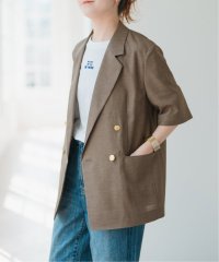 Spick & Span/《追加2予約》ライトドライクロスハーフスリーブジャケット/508351789