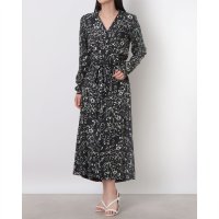 WHISTLES/ウィッスルズ WHISTLES Scribble Bouquet Midi Dress/508351959