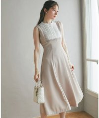 tocco closet/トッコクローゼット tocco closet ヨークレース切替バックレースアップ配色ワンピース/508352027