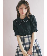 tocco closet/トッコクローゼット tocco closet 配色メロウフリルブラウス/508352028