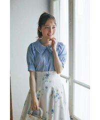 tocco closet/トッコクローゼット tocco closet 配色メロウフリルブラウス/508352028