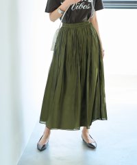 STYLE DELI/スタイルデリ STYLE DELI 【LUXE】メタリックサテンギャザースカート/508352039