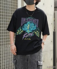 ILL‘S/イルズ ILL'S Disney ディズニー Villains ヴィランズ ヴィンテージライク ピグメント加工 ビッグシルエット 半袖プリントTシャツ カットソ/508352042