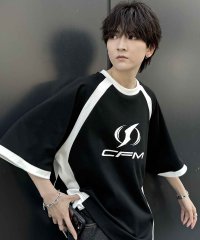 Confirm/コンファーム Confirm Y2K パイピングライン ロゴプリント ビッグシルエットTシャツ カットソー/508352061