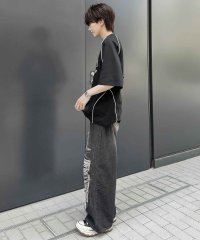 Confirm/コンファーム Confirm Y2K パイピングライン ロゴプリント ビッグシルエットTシャツ カットソー/508352062