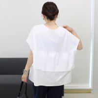 Aletta vita/アレッタ ヴィータ Aletta vita ソロナキーネックバックフリルプルオーバー/508352066
