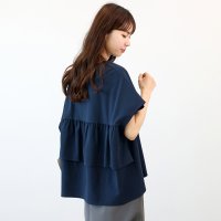 Aletta vita/アレッタ ヴィータ Aletta vita ソロナキーネックバックフリルプルオーバー/508352066