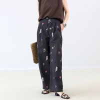 Aletta vita/アレッタ ヴィータ Aletta vita エステルツイルフラワープリントワイドパンツ/508352071