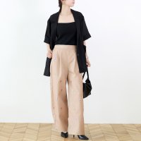 Aletta vita/アレッタ ヴィータ Aletta vita エステルツイルフラワープリントワイドパンツ/508352071