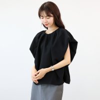 Aletta vita/アレッタ ヴィータ Aletta vita 変わり織り袖バルーンブラウス/508352073