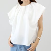 Aletta vita/アレッタ ヴィータ Aletta vita 変わり織り袖バルーンブラウス/508352073