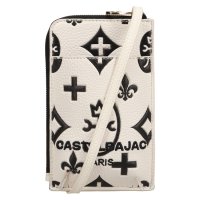 CASTELBAJAC/カステルバジャック CASTELBAJAC スマホショルダー バッグ 小物入れ ケース スマートフォン メンズ レディース 斜めがけ 大人 軽量 クレア ブラッ/508352122