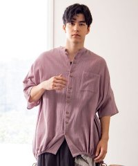 CAYHANE/チャイハネ チャイハネ サラナメンズバンドカラーシャツ/508352485