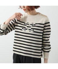 CELINE/セリーヌ CELINE CELINE セーター RY0CC592S 長袖 ニット ボーダー トリオンフ/508352548