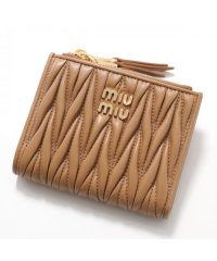 MIUMIU/ミュウミュウ Miu Miu MIUMIU 二つ折り財布 MATELASSE 5ML024 AFPP/508352550
