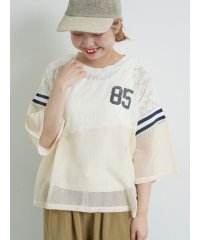 SM2/エスエムツー SM2 ナンバリングレースパッチワークTシャツ/508352556