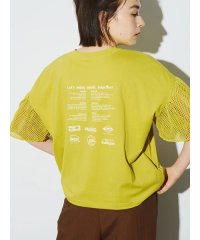 SM2/エスエムツー SM2 [接触冷感]袖メッシュプリントTシャツ/508352557