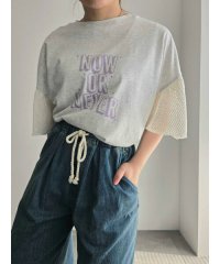 SM2/エスエムツー SM2 [接触冷感]袖メッシュプリントTシャツ/508352557