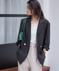 SHIPS WOMEN/《予約》〈手洗い可能〉シアー シルク混 ジャケット/508352607