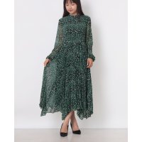 WHISTLES/ウィッスルズ WHISTLES Petal Animal Pleated Dress/508352638
