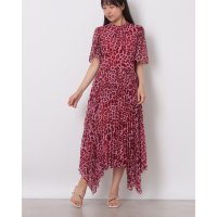 WHISTLES/ウィッスルズ WHISTLES Jungle Cheetah Pleated Dress/508352640