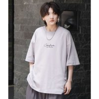 Confirm/コンファーム Confirm ナチュラルドレープ とろみ肌感 ワンポイント刺繍 ビッグシルエット半袖Tシャツ カットソー ユニセックス/508352753