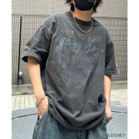 ILL‘S/イルズ ILL'S Disney ディズニー Villains ヴィランズ ヴィンテージライク ピグメント加工 ビッグシルエット 半袖プリントTシャツ カットソ/508352755