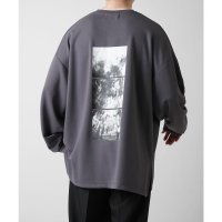 Confirm/コンファーム Confirm ドレープとろみ オーバーサイズ ワンポイント フロントプリント バックプリント ビッグシルエット ダンボールニット プルオーバース/508352759
